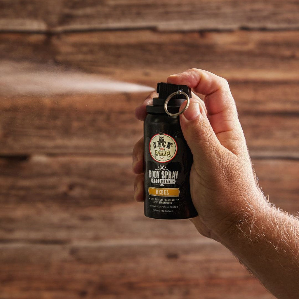 Jack The Barber Rebel Body Spray Deodorant 150g