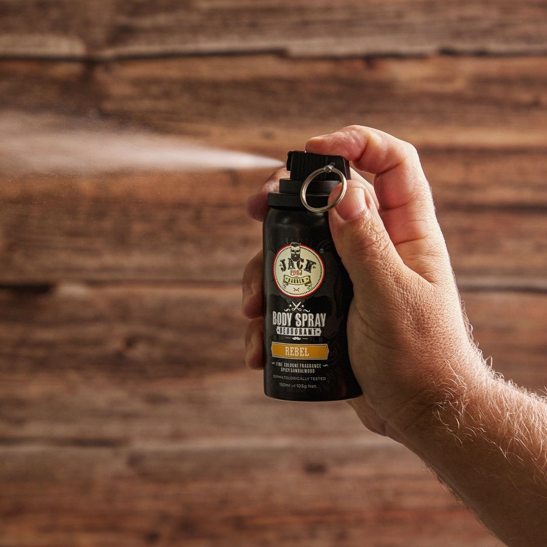 Jack The Barber Rebel Body Spray Deodorant 150g