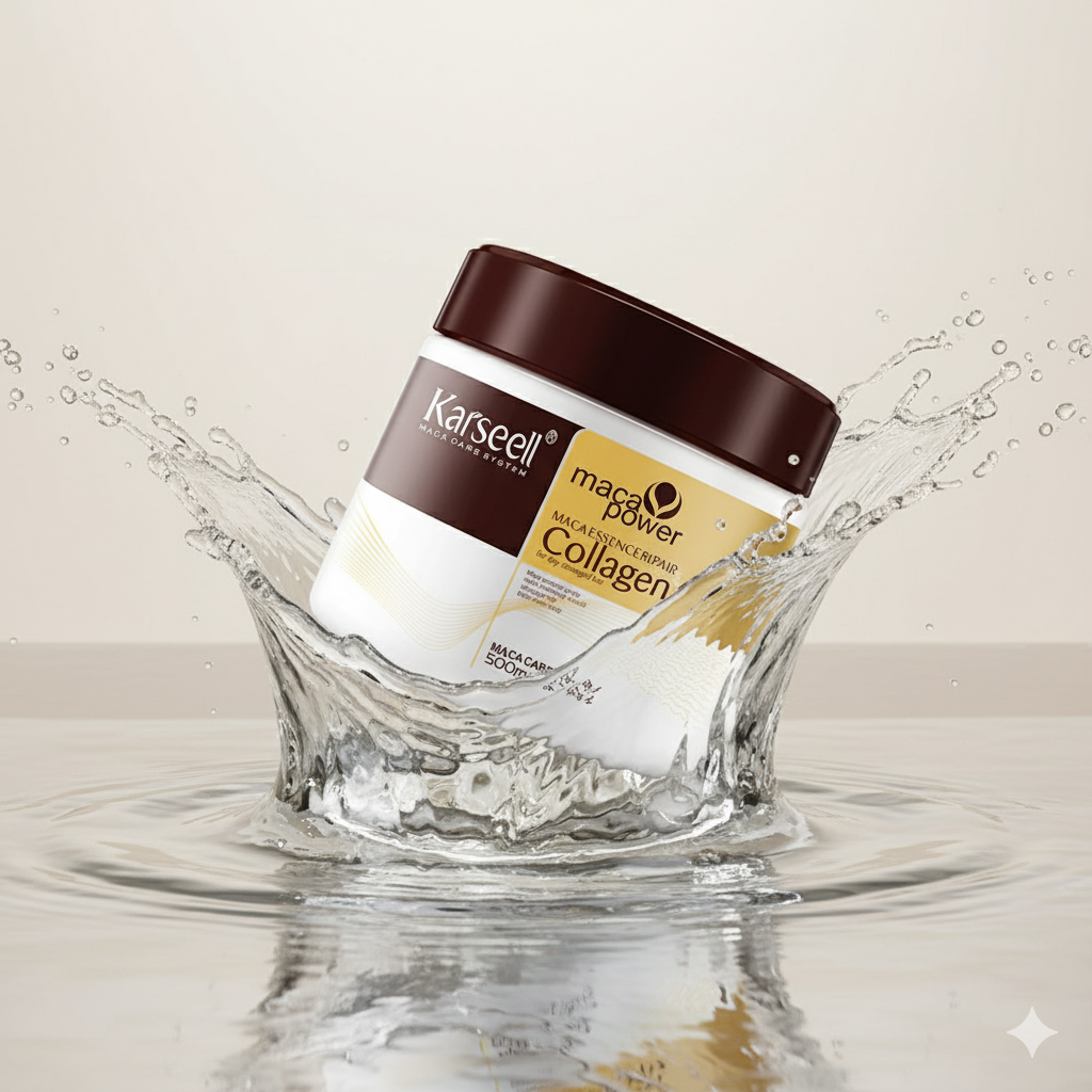 Karseell Collagen Hair Treatment Deep Repair Conditioning Argan Oil Collagen Hair Mask Essence for Dry Damaged Hair All Hair Types