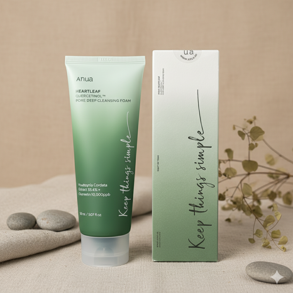 ANUA Heartleaf Quercetinol Pore Deep Cleansing Foam