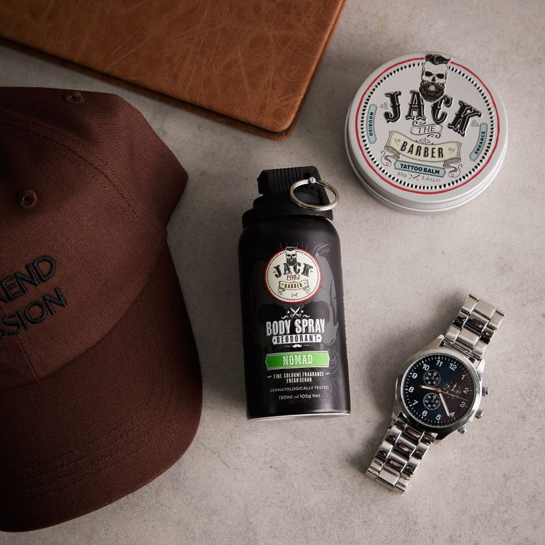 Jack The Barber Nomad Body Spray Deodorant 150g
