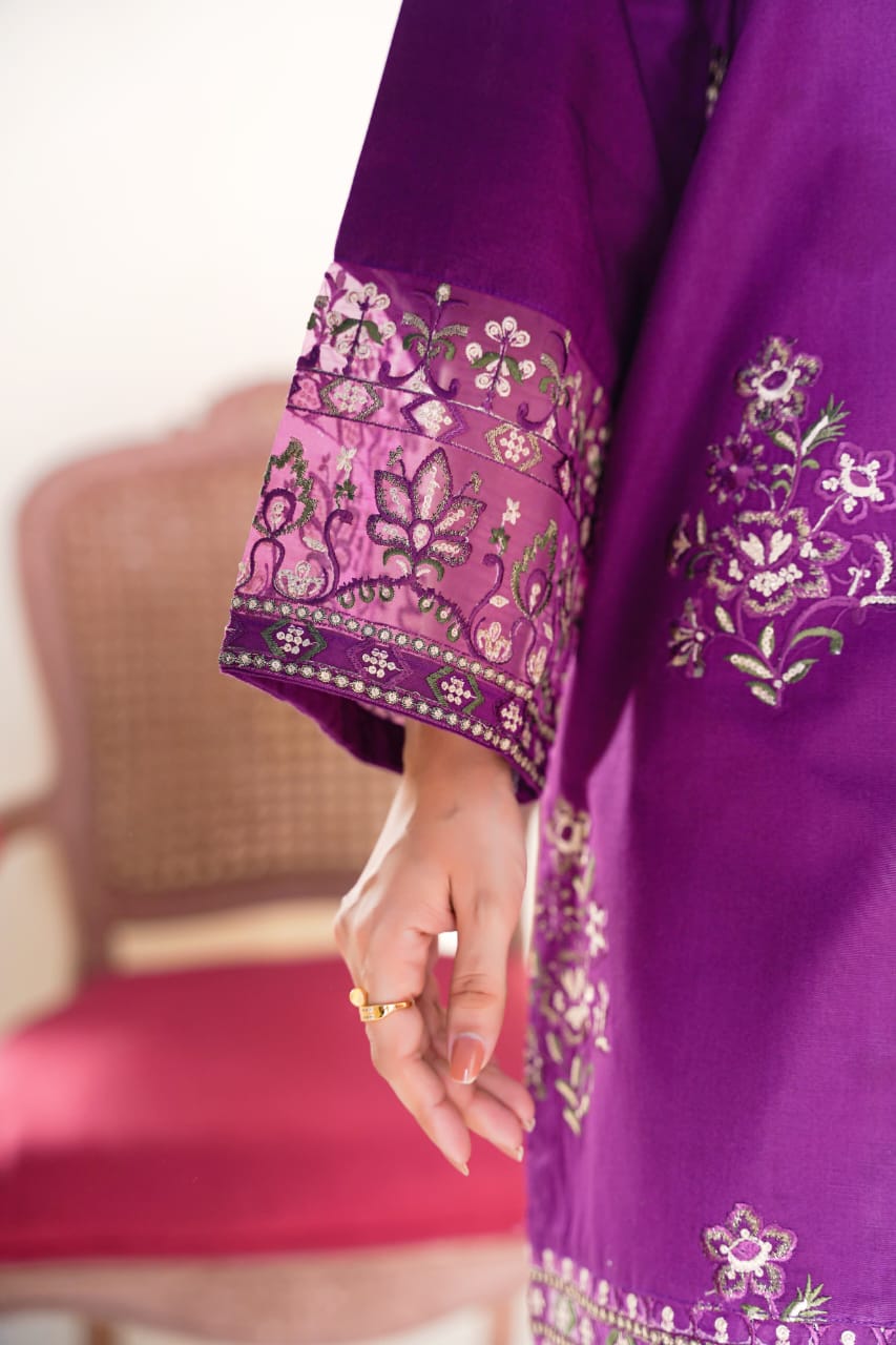 Premium Stitched 3-piece Khaddar Suit | D-3