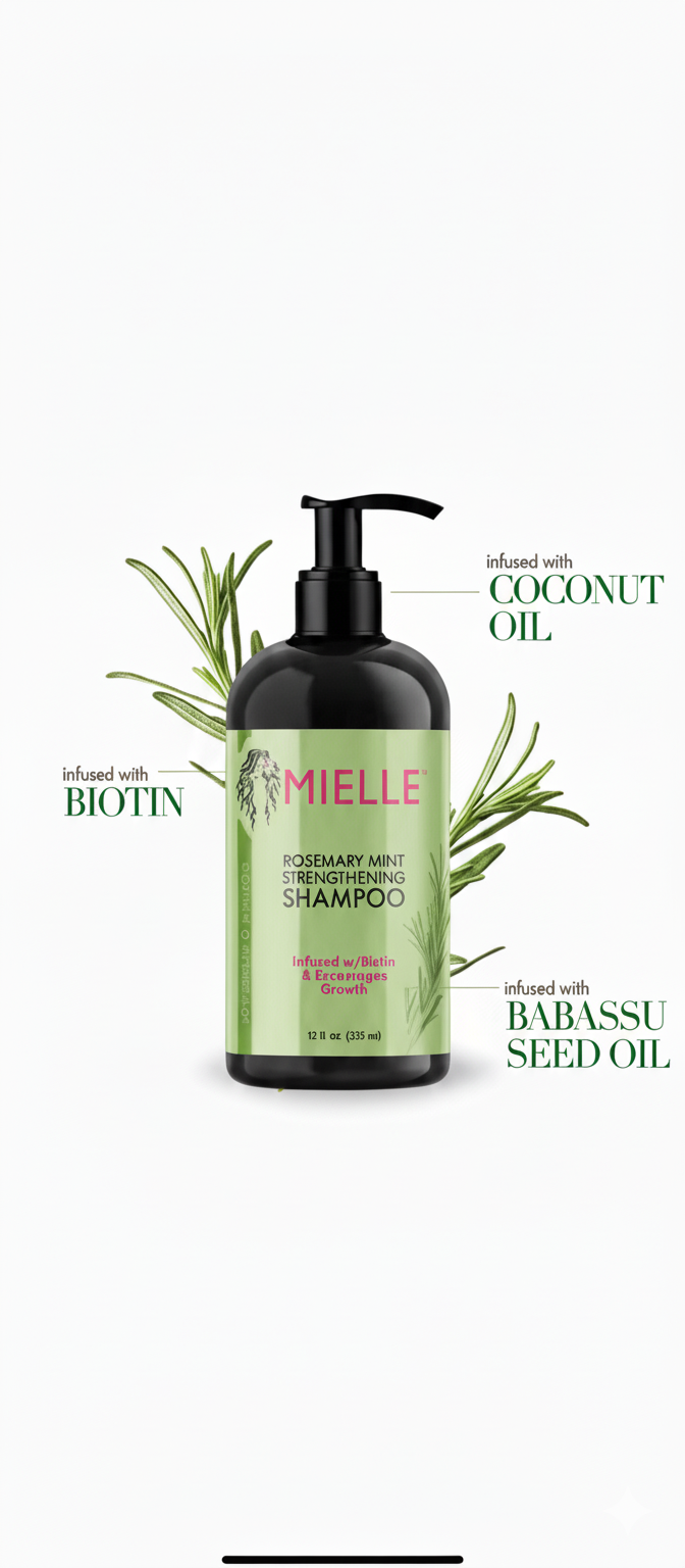 Mielle Rosemary Mint Strengthening Shampoo